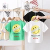 2022 Summer new style children's clothing for foreign trade, pure cotton short-sleeved T-shirt base layer, street stall supply, 5-yuan clothing wholesale details Picture
